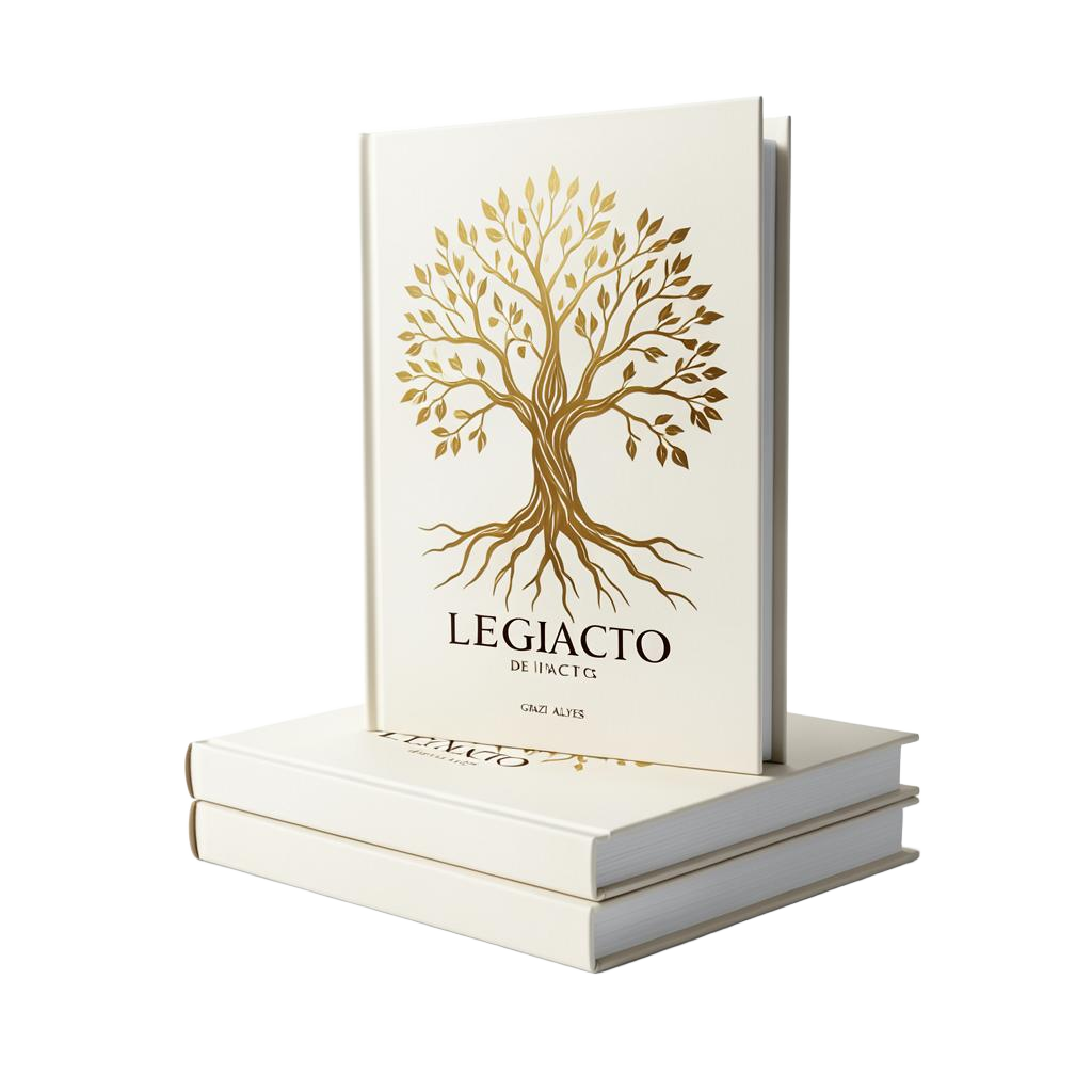 Pilha de exemplares do livro Legado de Impacto, 1ª edição